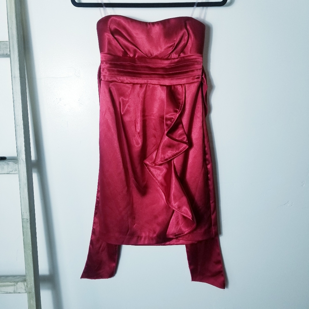 MY MICHELLE RED PARTY SLEEVELESS DRESS SIZE 1